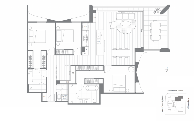 Hemingway 803 indicative floorplan